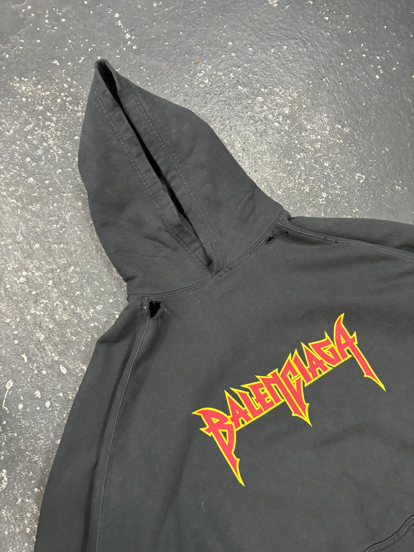 Balenciaga Metal Logo Hoodie (XL)