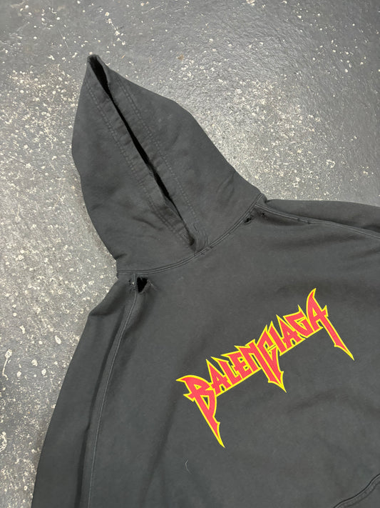 Balenciaga Metal Logo Hoodie (XL)