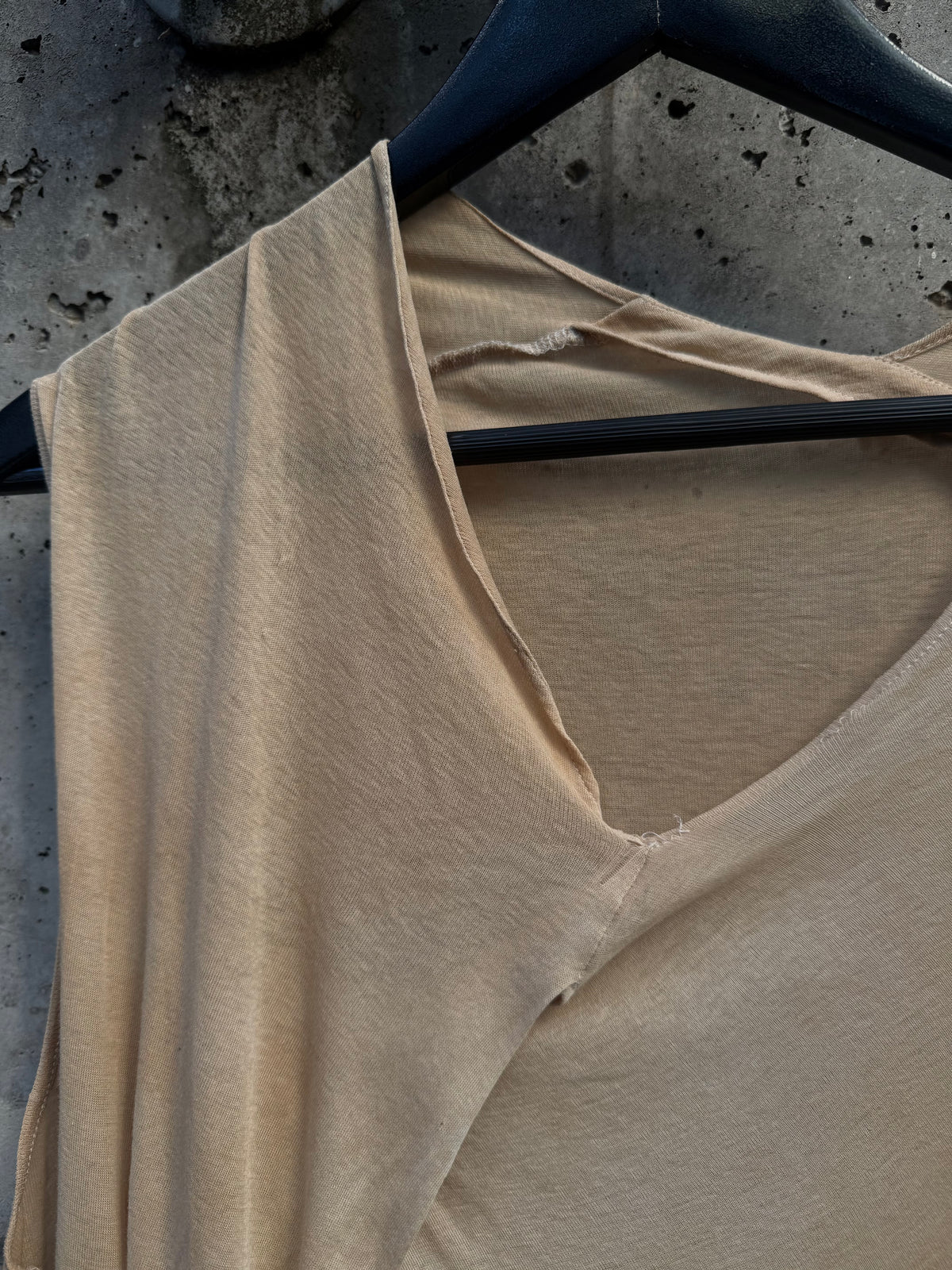 Ann Demeulemeester Draped Asymmetrical Tank Top (XL)
