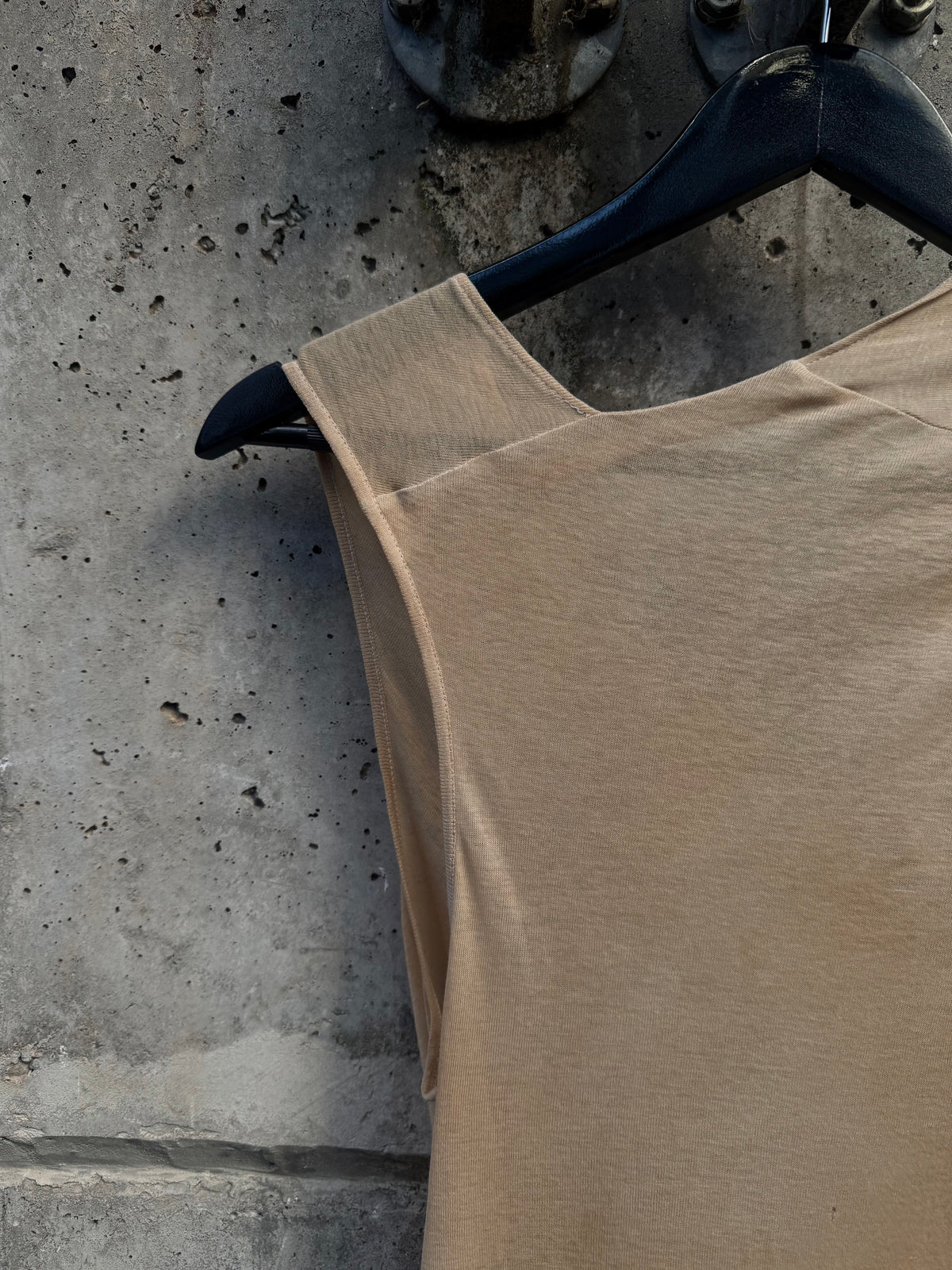 Ann Demeulemeester Draped Asymmetrical Tank Top (XL)