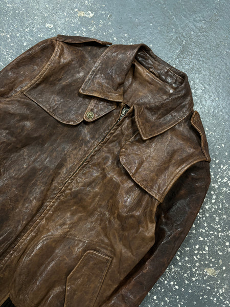 Giorgio Brato Tight Fit Leather Jacket (M)