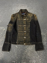 Lade das Bild in den Galerie-Viewer, 2003 Armani Distressed Denim Jacket (38)
