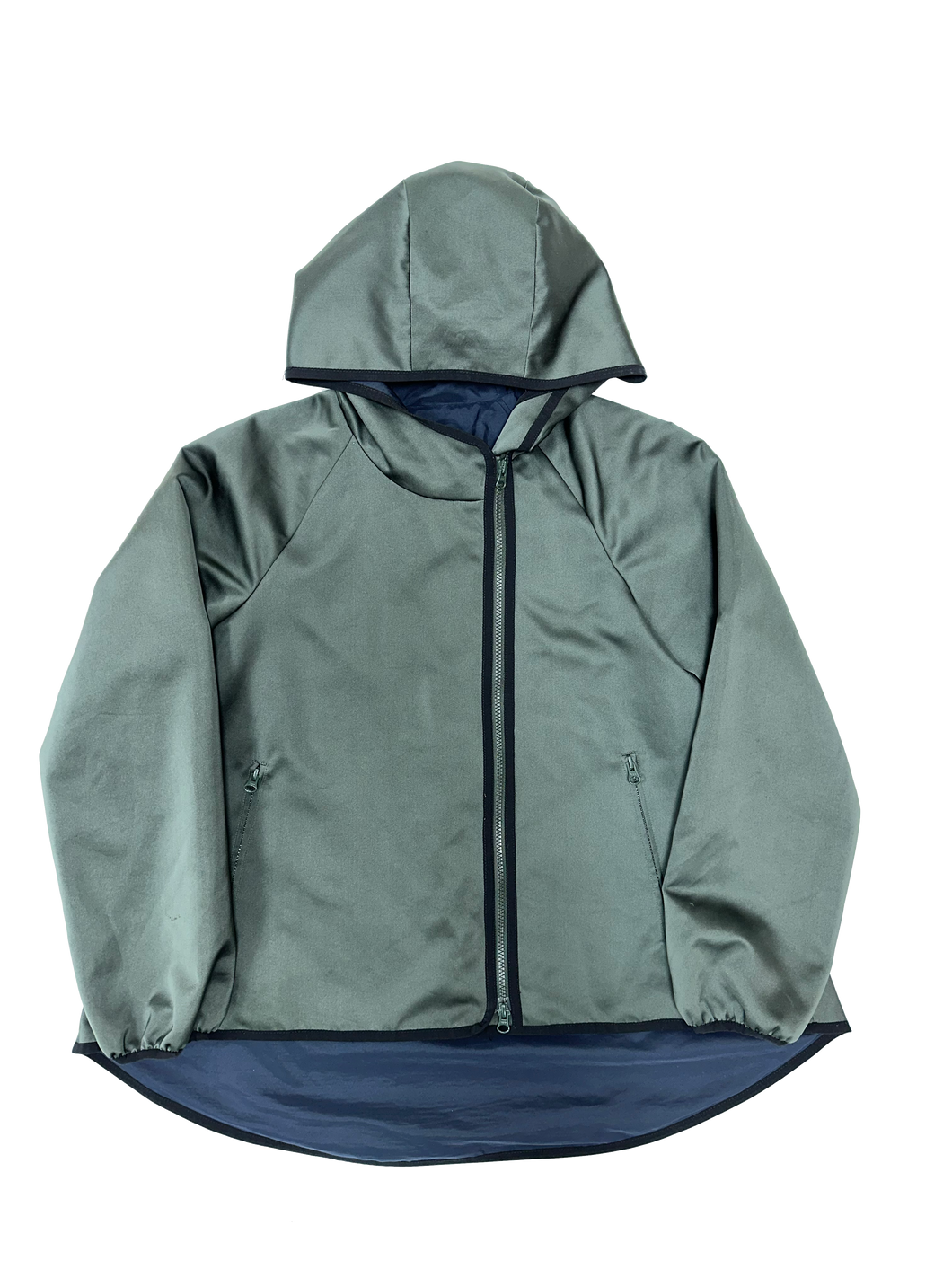 Jil Sander Green Nylon Jacket (40)