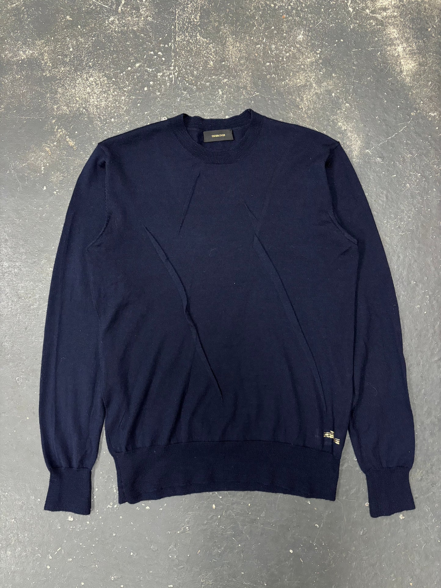 Undercover Navy Slice Sweater (2)