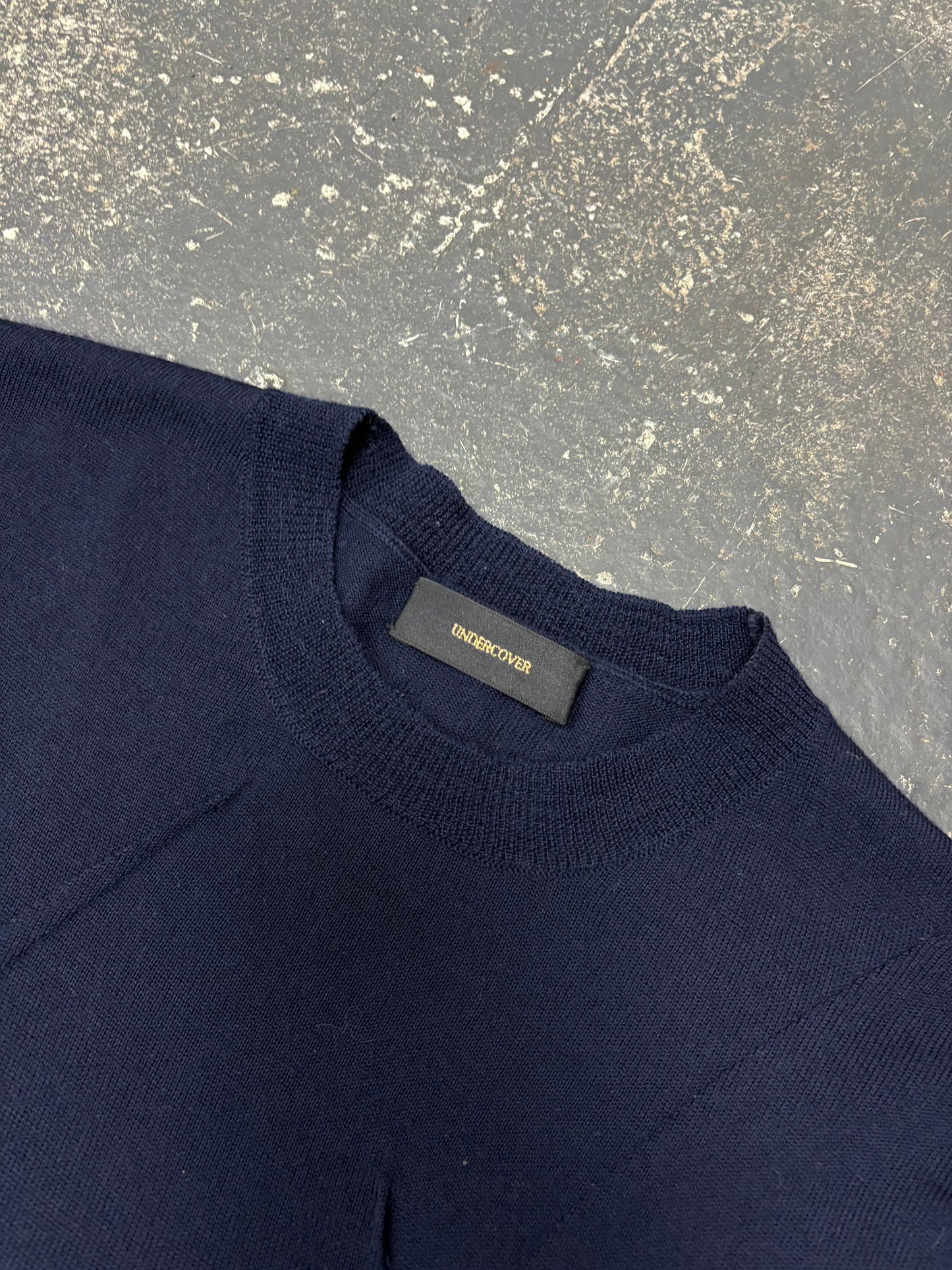 Undercover Navy Slice Sweater (2)