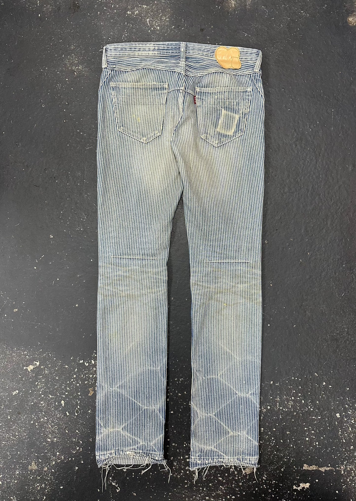 Number (N)ine Distressed Pin Stripe Denim (3)