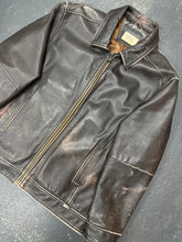 Lade das Bild in den Galerie-Viewer, Camel Active Distressed Leather Jacket (XL)
