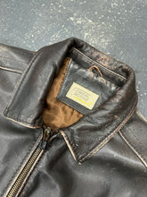 Lade das Bild in den Galerie-Viewer, Camel Active Distressed Leather Jacket (XL)
