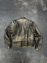 Lade das Bild in den Galerie-Viewer, Faded Biker Leather Jacket (M)
