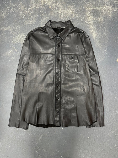 Hannes Roether Leather Leather Shirt (L)