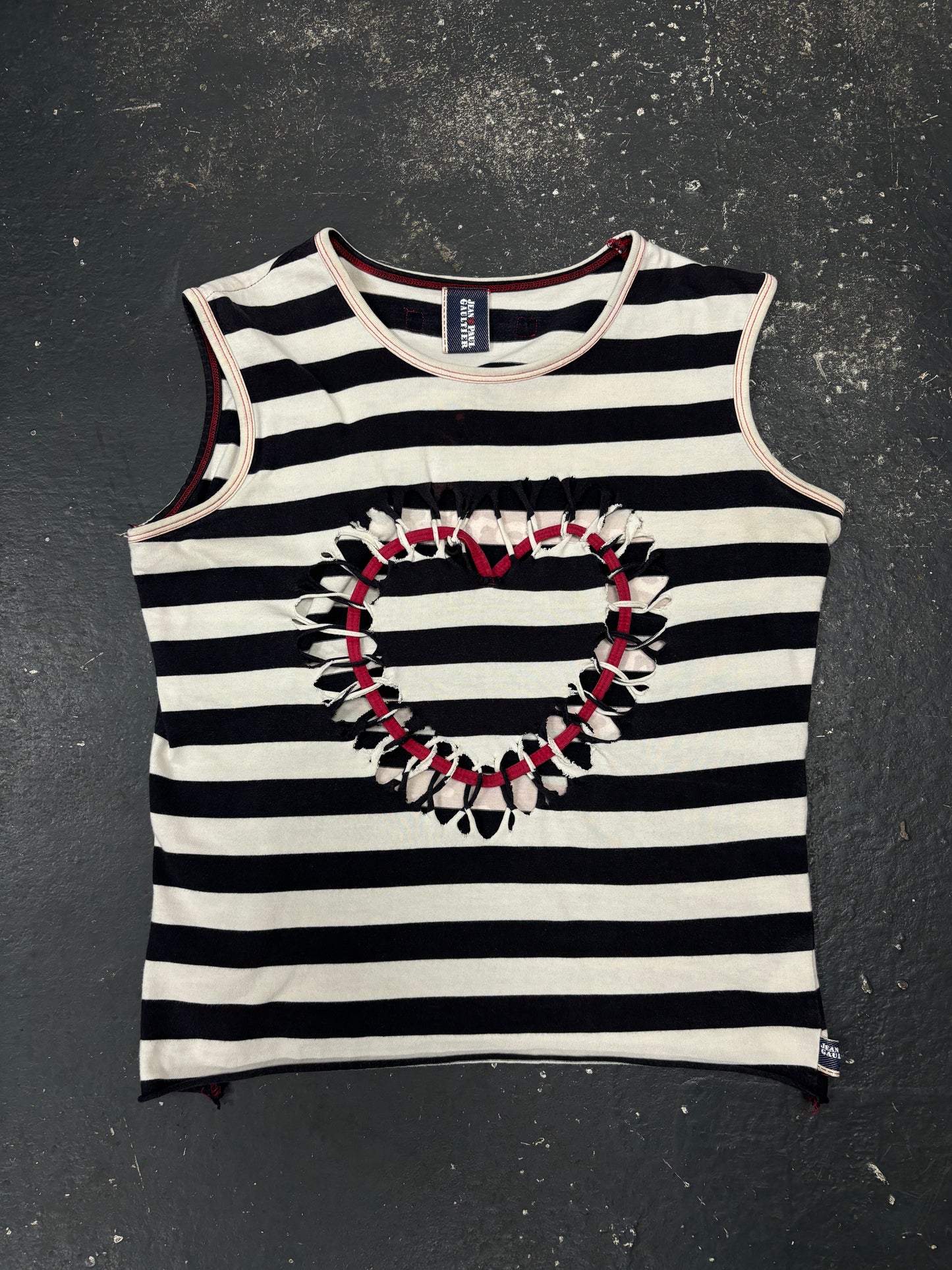 Jean Paul Gaultier Junior Heart Tank Top (S)