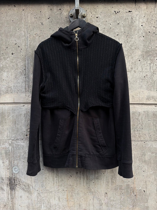 Aganovich Pinstripe Panel Zip Hoodie (48)
