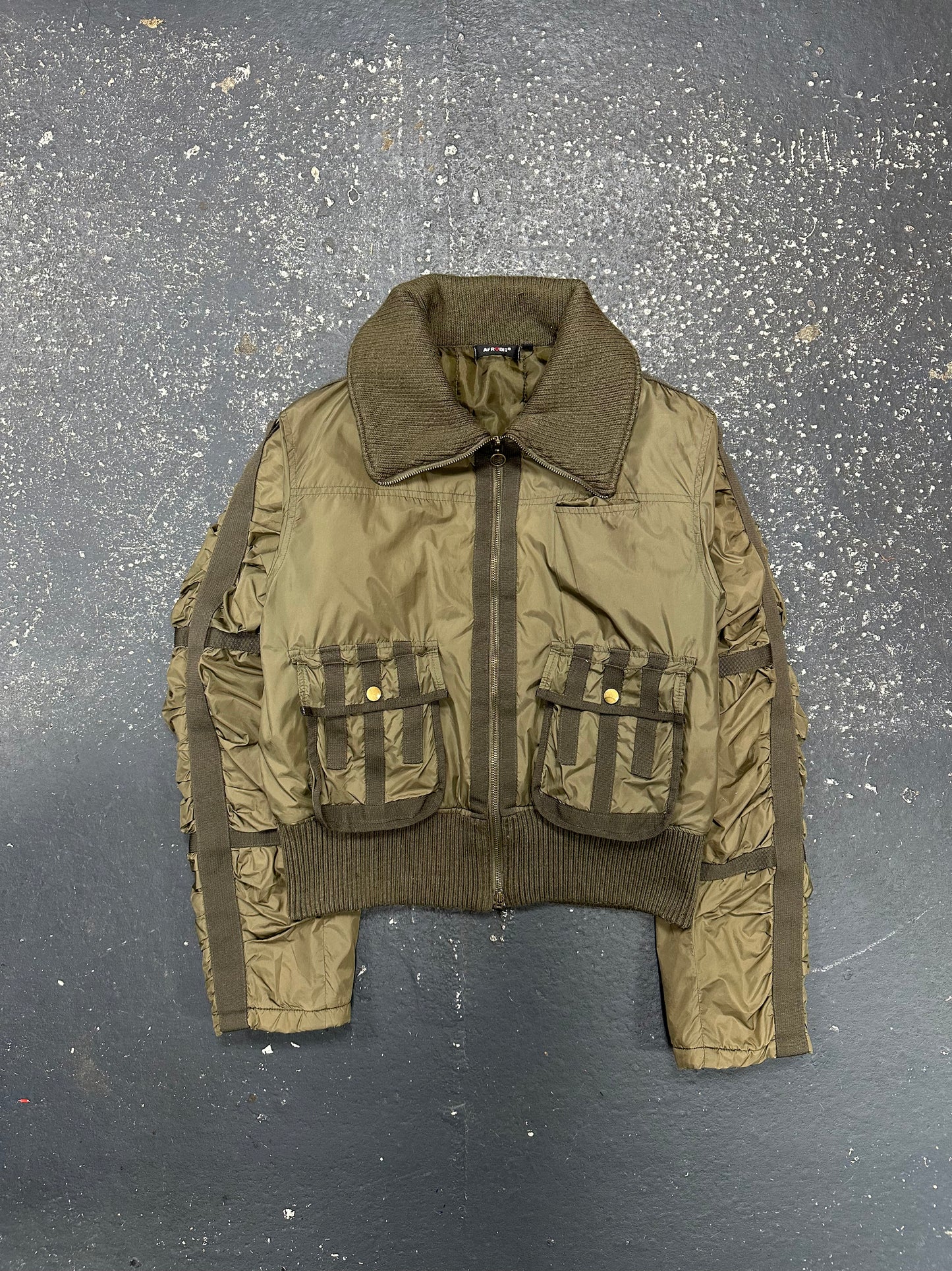 Cropped Parachute Bondage Jacket (L)