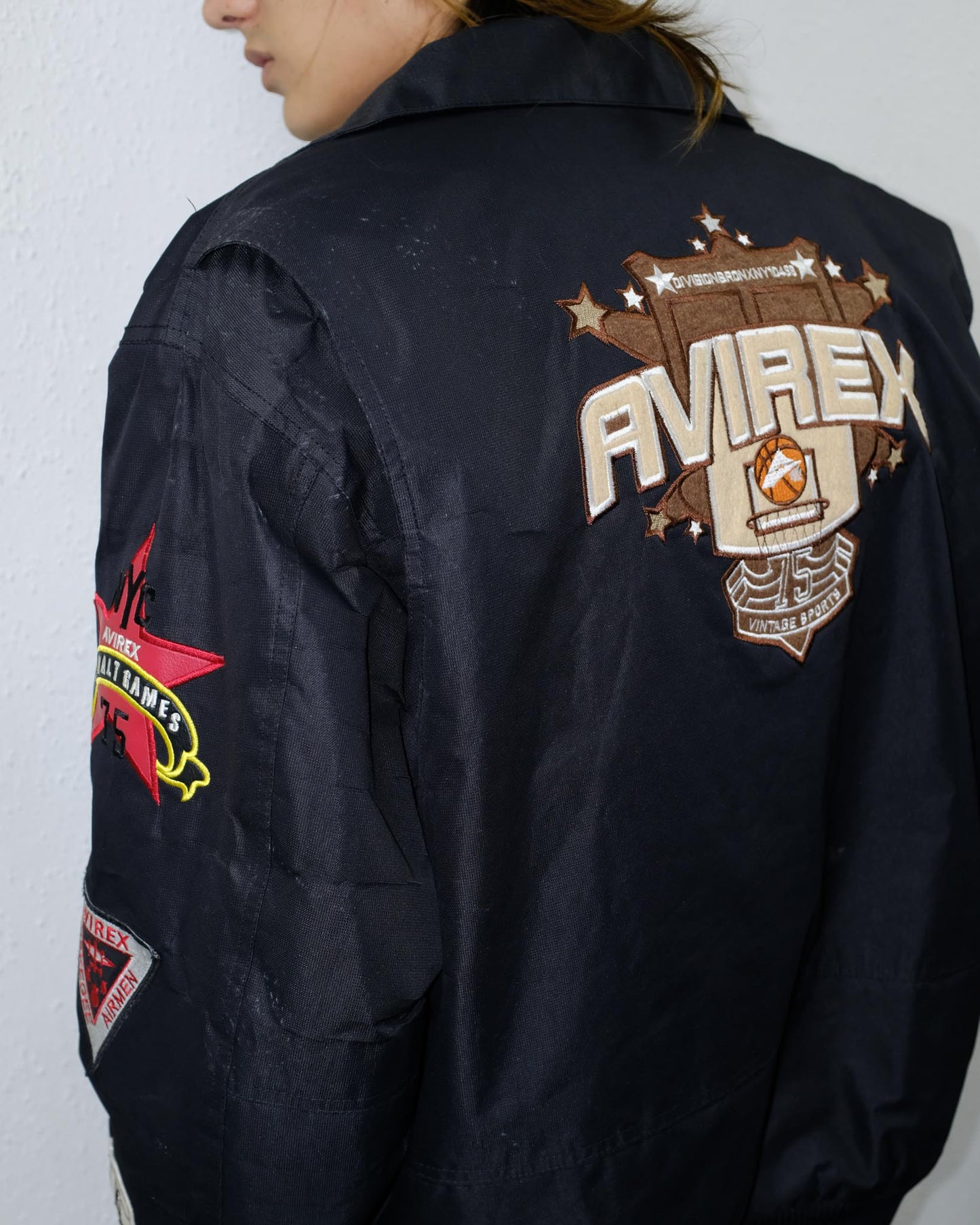 90s Avirex Racing Jacket (XL)